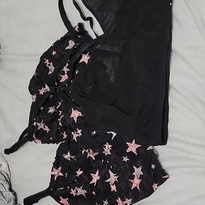 Torrid Black Lace and Strappy Bralettes